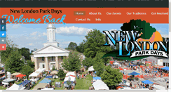 Desktop Screenshot of newlondonparkdays.org